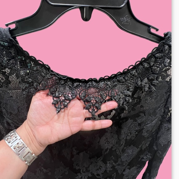 Fabulous authentic Vintage 1980s prom party dress - Size 8 - Picture 4 of 5